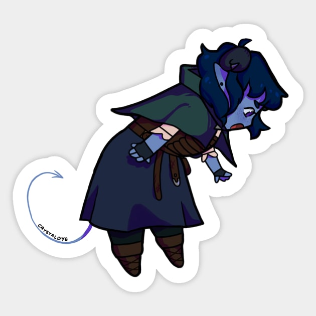 Jester Sticker by crystaldye